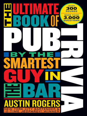 cover image of The Ultimate Book of Pub Trivia by the Smartest Guy in the Bar